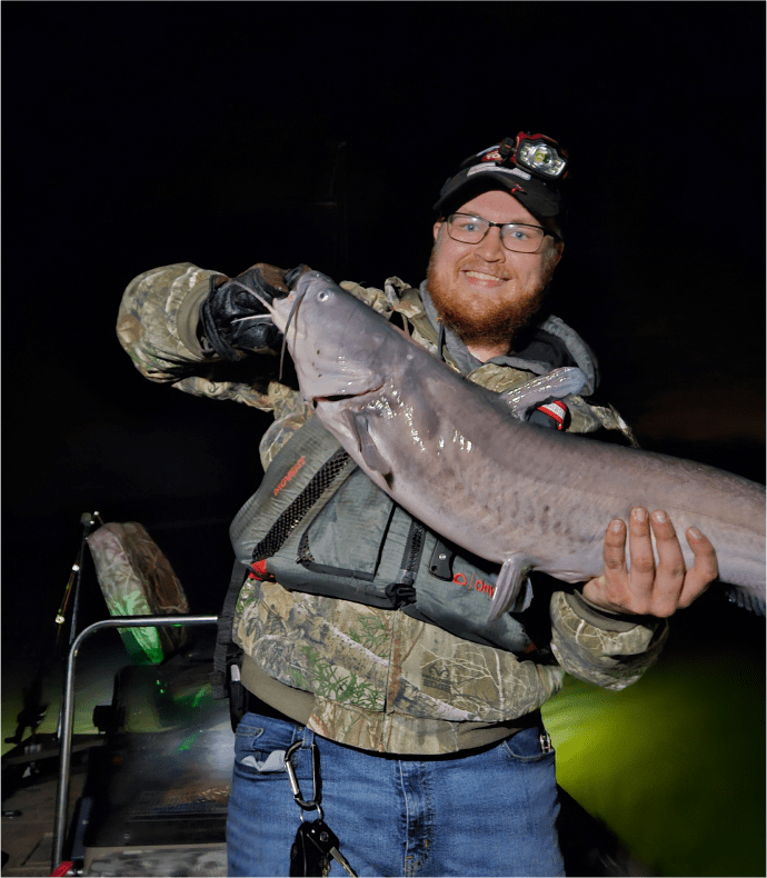 guided fishing tour on Lake Sinclair, Georgia